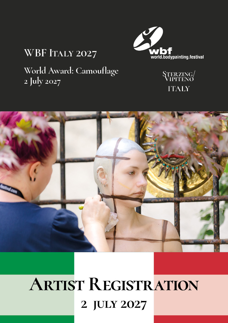 Timetable for the World Bodypainting Festival 